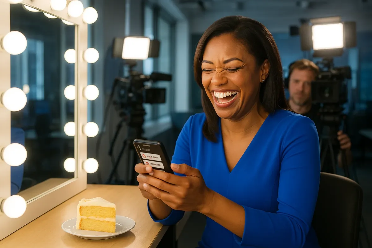 “Cake News,” Clapbacks & Camera-Ready Shade: How One Anchor Turned Hate Comments Into Viral Gold