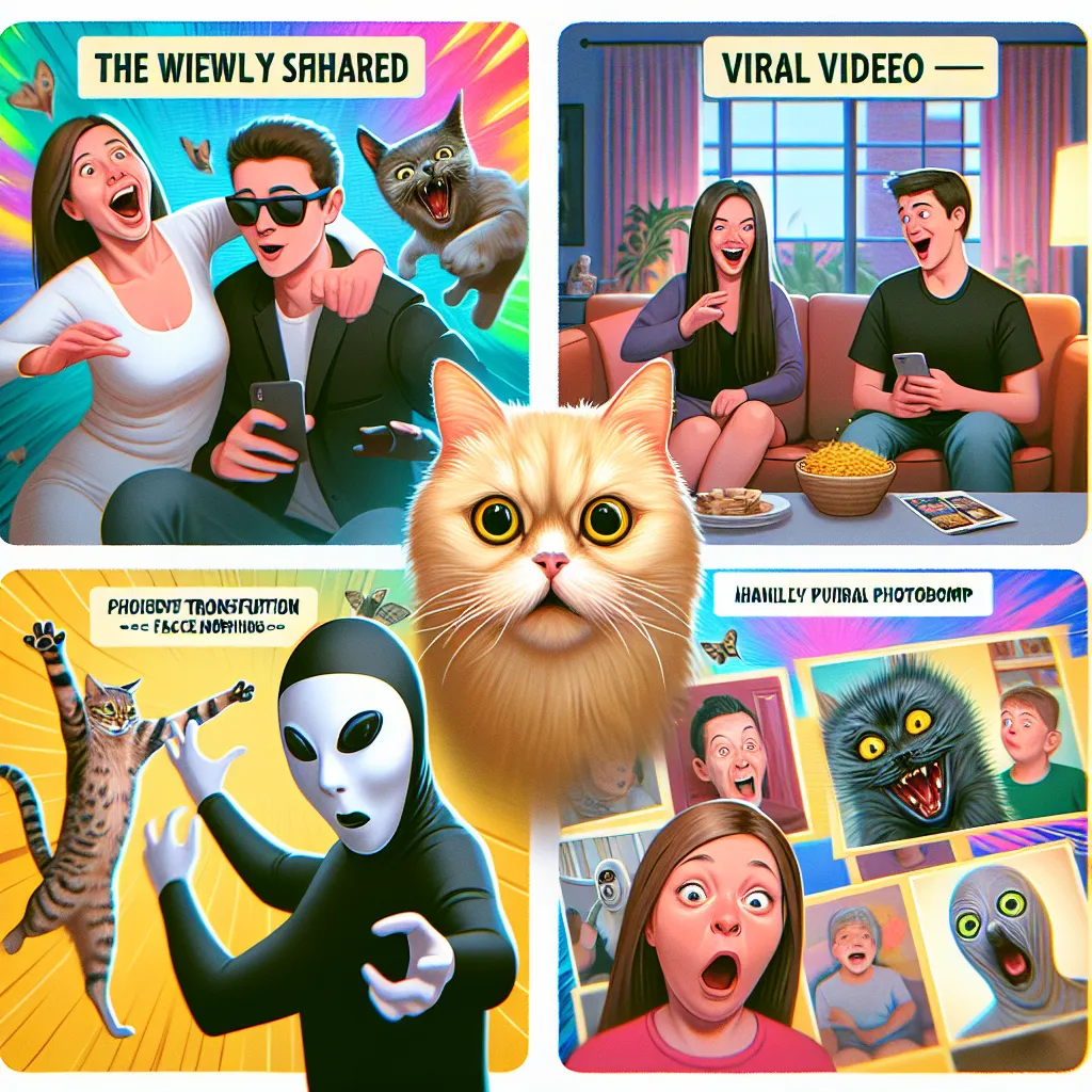 Face-Morphing Felines to Scream-Worthy Photobombs: Dive into the 5 Most Viral Trends of the Season!
