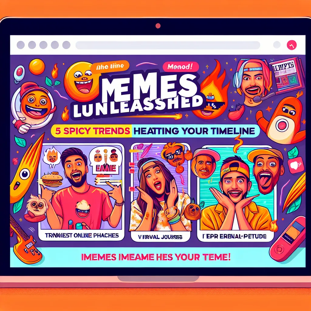 Memes Unleashed: 5 Spicy Trends Heating Up Your Timeline