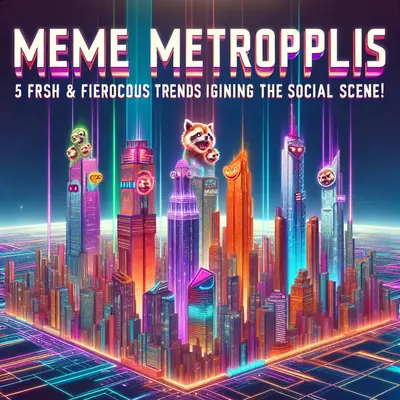 Meme Metropolis: 5 Fresh & Ferocious Trends Igniting the Social Scene!